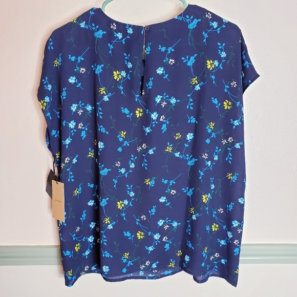 Halogen Tops - Halogen Cap Sleeve Blouse  NWT Sz I Peti…